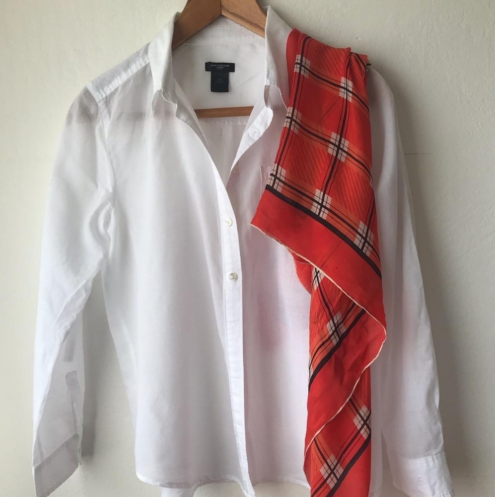 ANN Taylor white shirt